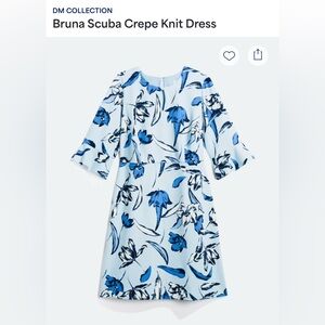 DM Collection 
Bruna scuba crêpe knit dress